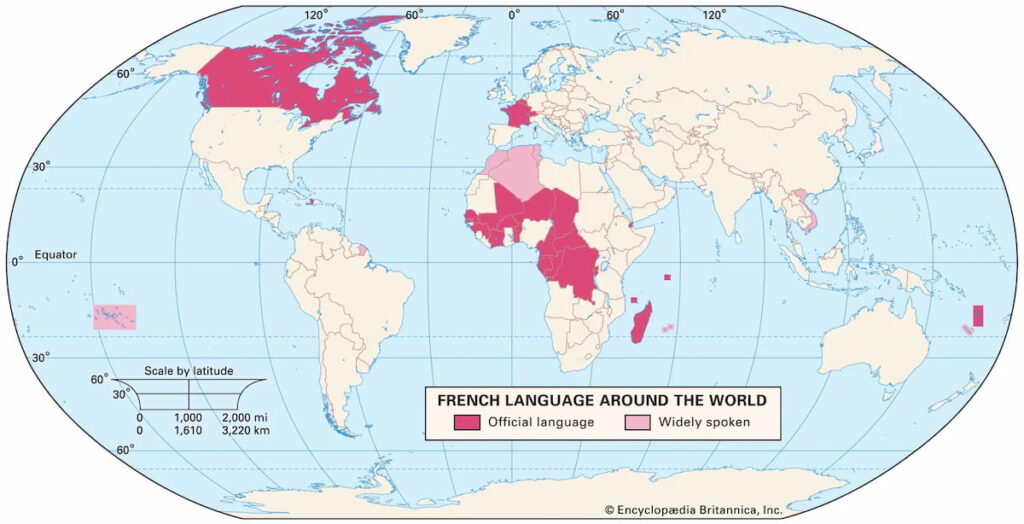 Countries with French as official language