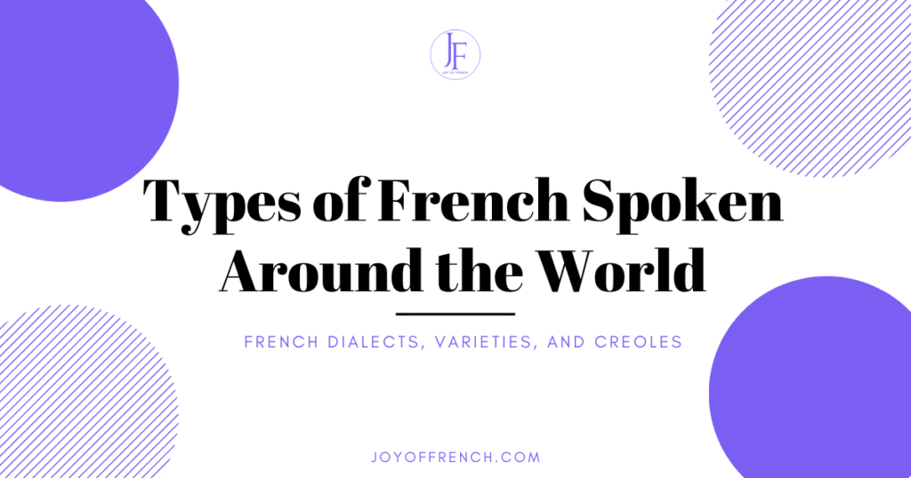 Types of French language